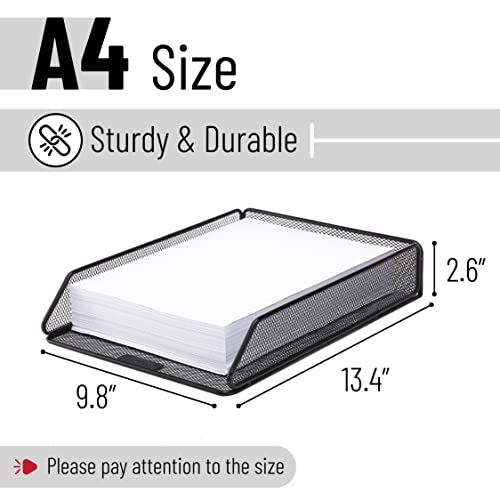 Mr. Pen- Mesh Desk Organizer, Single Tray Desktop Organizer | Letter Tray Desk Organizer, File Organizer for Desk, Paper Organizer for Desk, File Holder, Paper Tray Organizer, Letter Tray
