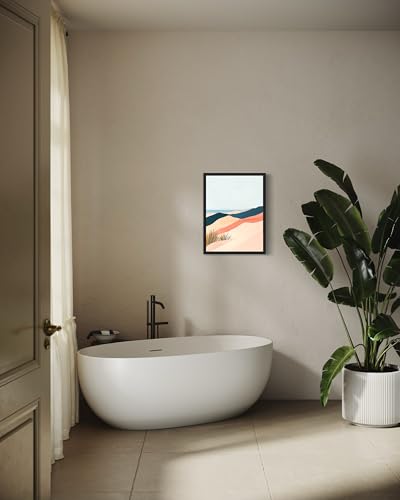 Beach Dunes UnFramed Wall Art Print Poster, California Boho Decor Posters Prints Scenery Landscape Home Picture Painting Artwork Gallery 4 (Beach Dunes, 24"L x 18"W, Unframed) - color: Beach Dunes, size: 24"L x 18"W