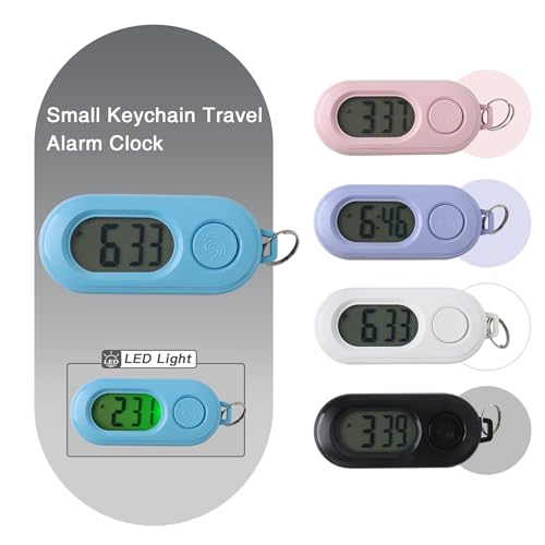 Small Glass Desk Whiteboard Dry-Erase Board with Clock, Small Travel Clock Keychain with Desk Notepad, Time Table Whiteboard for Desk Digital LED Light Display, 8x6 in with Accessories, Aqua Blue - color: Teal Blue With Clock