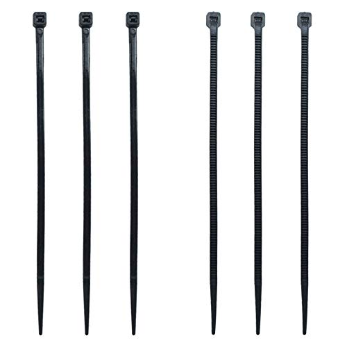4 Inch Zip Ties (Tying Length 2.8"), 300pcs Nylon Cable Ties BLACK - color: Black 300pcs, size: 4 inch