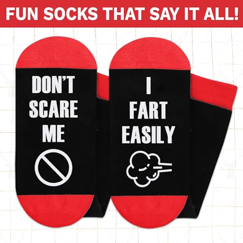 ZAGKOO Funny Socks for Men, Women - Stocking Stuffers for Men - color: Fart 2