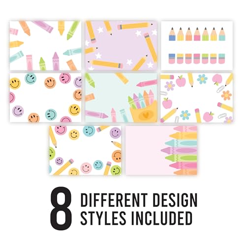 Self Adhesive Name Tags Sticker -56 Student Nametags Sticker, Classroom Labels Teacher Supplies, Cubby Stickers, Sticky Locker Tags, Sitck On Guest Name Badges Parties & Events, Pastel Classroom Decor - color: Colorful Pastel