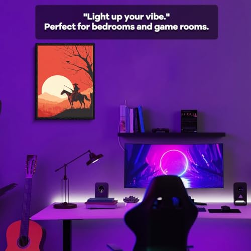 WOXZQ Western Cowboy Wall Art Cowboy Rider Matte Finish Framed Print Red Sunset Silhouette Poster Rustic Southwestern Wall Decor for gaming room gamer gift Red Dead Redemption Merch 12x16 inch - color: Crimson ridge rider 2