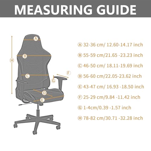 Lavish Cover Velvet Stretchable Gaming Chair Cover, Washable, Anti-Scratch Slipcover with Armrest Protection, Cat Scratch Proof for Office and Computer Chairs(No Chair, NavyBlue) - color: Navyblue
