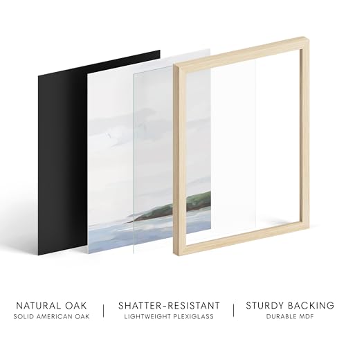 HAUS AND HUES Landscape Wall Art - Set of 4 Nature Poster, Oil Painting Art, Scenic Poster, Country Side Wall Art, Farmhouse Prints, Mountain Print (Beige Frame, 24x36) - color: Oil Painting, size: 24x36, style: Beige Framed