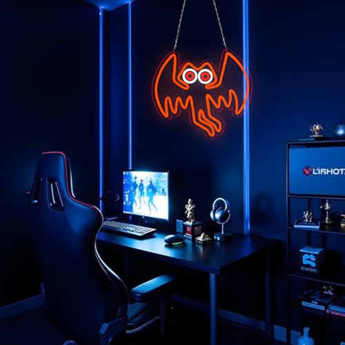 Mothman Neon Signs for Wall Decor,Led Neon Light for Bedroom Office Party,Christmas Gifts for Children - style: Mothman