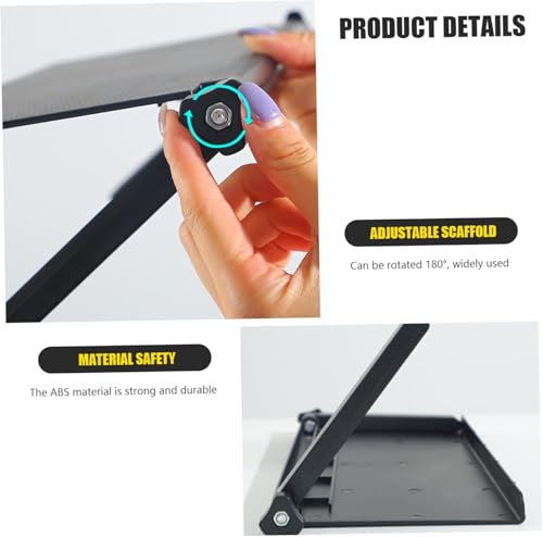 TV Top Shelf Adjustable Screen Mount Organizer 1 Pack for Soundbar, Cable Box, Speakers, Remote 7.2 X 4.5 in