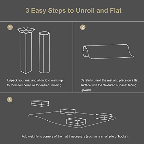 Kuyal Clear Chair Mat, Hard Floor Use, 48" X 59" Transparent Office Home Floor Protector mat Chairmats (48" X 59" Rectangle) - size: 48" x 59" Rectangle