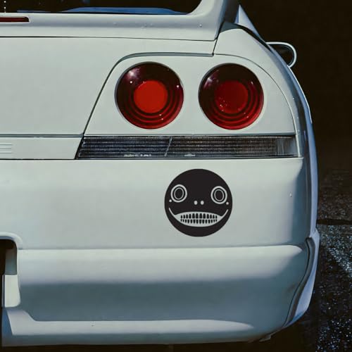 Nier Automata Yorha Emblem Emil Vinyl Decal Sticker for Window Car Laptop Bedroom Wall 5" in x 5" in (Black, Emil) - color: Black, size: Emil