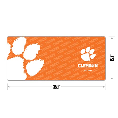 YouTheFan NCAA Clemson Tigers Logo Series Desk Pad - style: Clemson Tigers