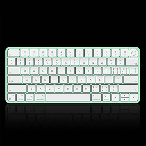 Keyboard Cover Skin for 2024 2023 2021 Apple iMac 24 inch Magic Keyboard M4 M3 Chip, iMac 24 inch/Mac mini Accessories, Apple Magic Keyboard MK293LL/A A2449 & MK2A3LL/A A2450 Protector-Transparent - size: Magic Keyboard w/o Numeric Keypad
