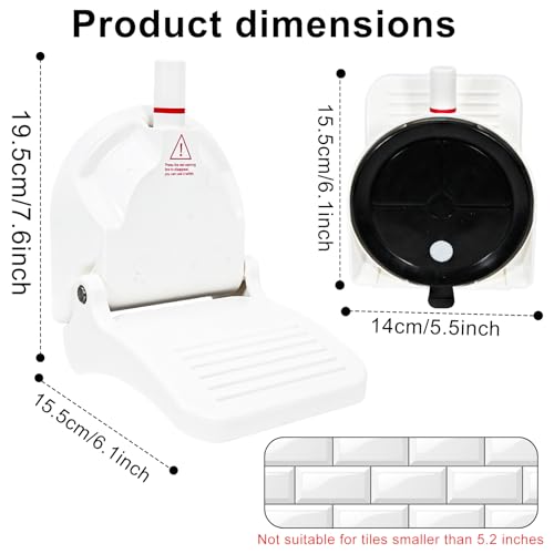 Shower Foot Rest, Strong Suction Cup Foldable Foot Stool for Shaving Legs in Shower, No Drill Bathroom Foot Rest with Anti-Slip Surface for Elderly, Pregnancy, Portable for RV Travel