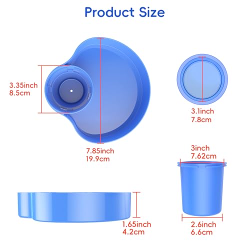 Car Seat Snack Tray: Travel Tray for Kids Carseat Cup Holder with Food Trays, Stroller Snacks Plate for Toddlers, Kid Road Trip Essentials, Blue - color: Blue