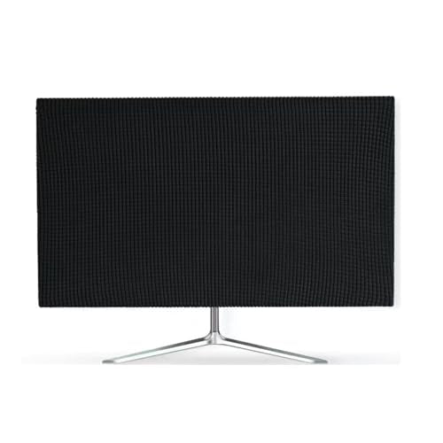 Monitor Dust Cover Keyboard Covers Case Anti-Static Dustproof Protective Cover for LCD/LED/HD Panel Case Computer Sleeve Compatible with PC, Desktop (Black, 23-26inch) - color: Black, size: 23-26inch