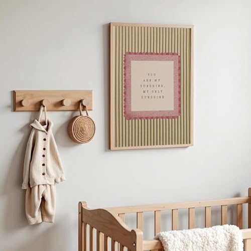 RIJDOJLK Vintage Nursery Wall Decor Poster Kid's Room Decor Print You Are My Sunshine Canvas Prints Neutral Striped Baby Girl & Boy Nursery Decor Toddler Room Bedroom Playroom Poster, 8"x10" Unframed - color: Sunshine Unframed, size: 8"L x 10"W