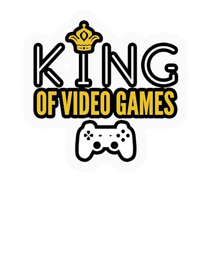 Gaming Funny Gamer Sticker, 5 inches - Wall, Car Bumper Sticker, Decal Waterproof Removable (U) - color: U
