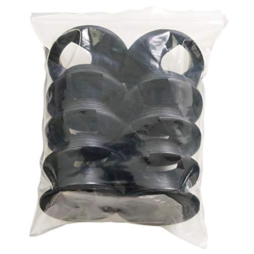TTSAM Desk Grommet Desk Hole Covers 2 Inch Black Plastic Grommets Table Grommet Cap,Used for Wire and Cable Finishing on Office Computer Desk (Pack of 10) - color: Black, size: 50 mm/ 2 Inch Mounting Hole Diameter