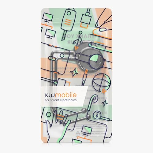 kwmobile Purse Hook for Table - Set of 2 Purse Holder - Handbag Hanger - Portable Bag Holder - Bag Hooks for Desk - Table Hook Dark Slate - color: Dark Slate