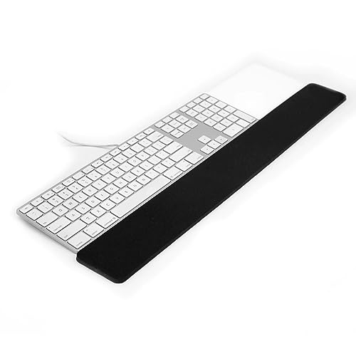 GRIFITI Slim Wrist Pad 24" x 4" x 0.375" Inch Extra Long Soft Profile Keyboard & Mousepad Wrists Rest for 1/4 Inch Thick Keyboard with Trackpad or Mouse Ergonomic Support - size: Slim Wrist Pad 24 x 4 x 0.375 inches
