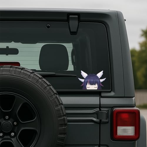 Genshin Impact Decal Stickers for Cars Laptop Skateboard Wall Decor UV Resistant (Culumbina) - color: Columbina