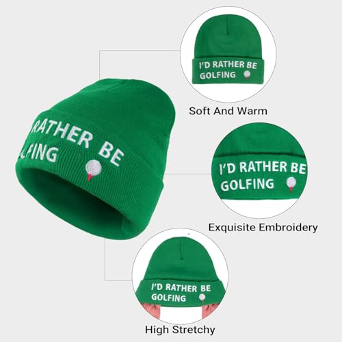 Funny Socks Cool Valentines Day Gifts for Him Men Boys Husband Boyfriend Dad Brother Cotton Comfort Birtday Gifts - color: Golf Caps and Socks