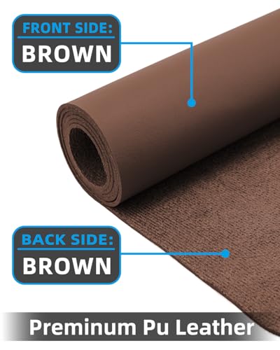 PULeather Non-Slip Desk Mat, Large Mouse Pad & Laptop Desk Pad - Waterproof Writing Pad for Office & Home (Brown, 35.4" x 17") - color: Brown, size: 35.4" x 17"