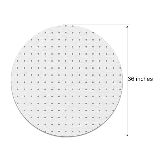 Plastic Round Office Chair Mat for Carpeted Floors, Heavy Duty Floor Mat,Eco-Friendly Series Studded Carpet Desk Chair Mats-36'' x 36'' (36 inches X 36 inches -Round) - size: 36 inches X 36 inches -Round