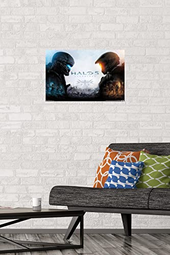 Trends International Halo 5 - Key Art Wall Poster, 22.4L x 14.7W, Premium Poster & Mount Bundle - color: Premium Poster & Mount Bundle, size: 22.4"L x 14.7"W