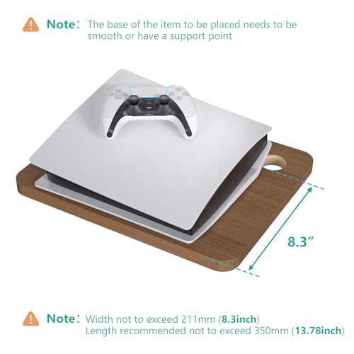 WALI Floating TV Shelf, 2 Tier Projector Shelf for DVD Players, Routers, Game Consoles, Cable Boxes, Living Room Decor Accessories, Wall Mount Shelves Holds Up to 22lbs (CS202N), 2-Shelf, Walnut Brown - color: Walnut Brown, size: 13.78 x 11.02 Inch