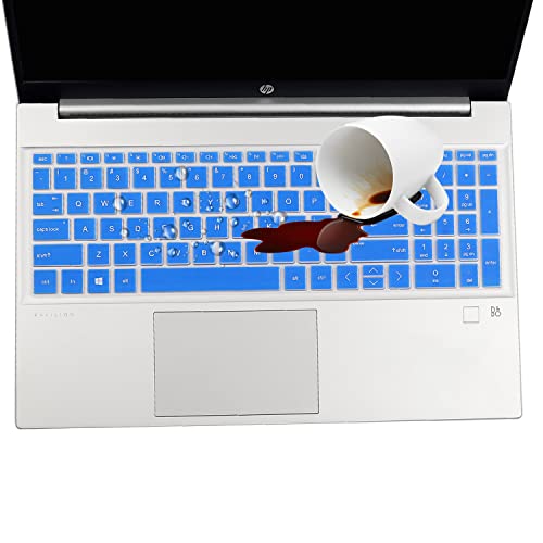 Keyboard Cover for HP 17.3" Laptop 17-cn/cp 17t-cn 17-cn0065cl 17-cn3053cl 17-cn0691ds 17-cn1053cl 17-cn0010nr 17-cn2099nr cn1069cl 17-cn0001tg 17-cn0003dx 17-cn3097nr/3165cl 17-cn2068cl cn0076nr-BU - color: Blue(Regular Letters)