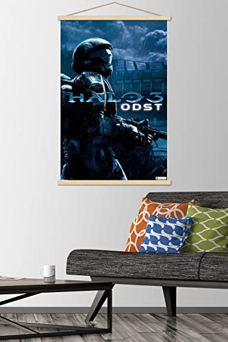 Trends International Halo: ODST - Key Art Wall Poster, 22.375" x 34", Premium Print and Beechwood Hanger Bundle - style: Premium Print and Beechwood Hanger Bundle
