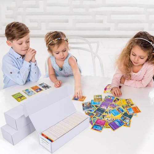 Trading Card Storage Box, 16 Pack Cardboard Card Organizer for Sports, Baseball, MTG & Game Cards – Horizontal Trading Card Storage Holds 12,000+ Cards - size: 16 pack
