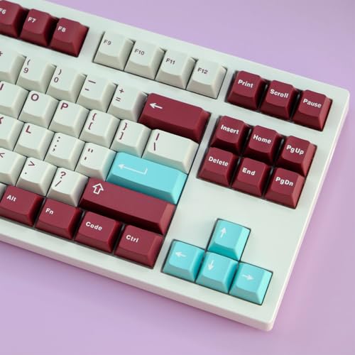 Sumgsn 163 Keys Doubleshot Keycaps Cherry Profile Yuru Keycap Set Fit for 61/64/87/104/108 Cherry Mx Switches Mechanical Keyboard - style: Yuru Keycaps