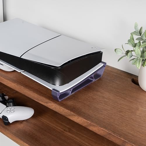 Glistco Skates - Horizontal Stand Compatible with PS5 Slim (Galaxy Purple) - color: Galaxy Purple