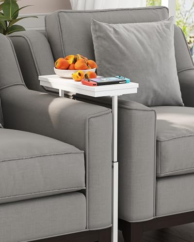 TUTOTAK End Table, Side Table, Tall Couch Table, Sofa Table, Living Room, Bedroom,White TB01BW083 - color: White, size: 1 Pack, style: Ordinary
