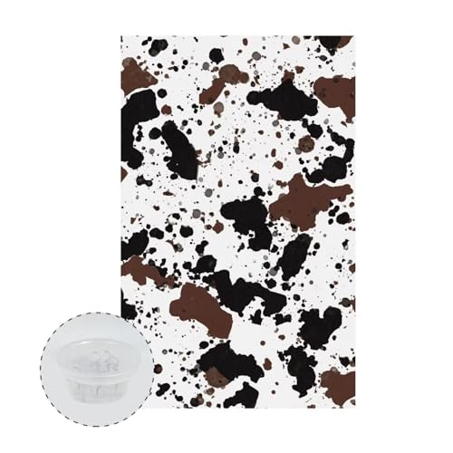 Recliner Slipcovers Recline Headrest Cover Tear Fade Resistant Sofa Armchair Headrest Cover Lounge Chair Headrests Protector Covers 16.53x26.18 Inch Couch Chair Covers Brown Cow Print - color: Brown Cow Print