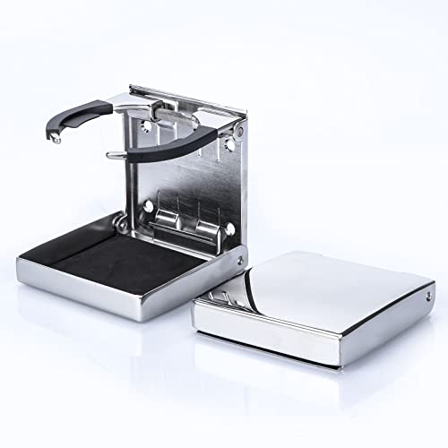 Stainless Steel Adjustable Folding Cup Drink Holders Marine/Boat/Caravan/car (Cup Holder (2pcs))