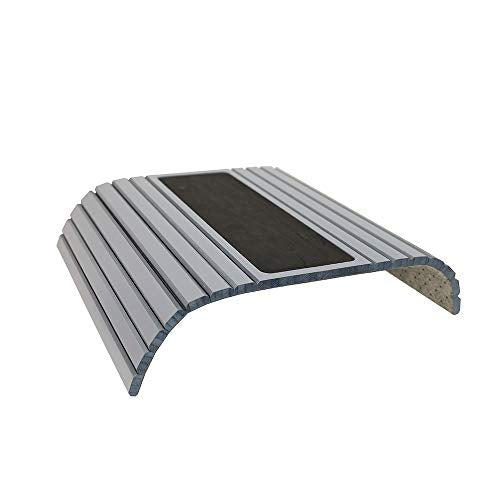 GEHE Couch Arm Tray Table, Flexible/Foldable Sofa Arm Tray, Couch Armrest Table Cup Holder Great for Drinks Snacks Remote Control, Portable Side Table and Anti-Slip Bottom - color: Gray