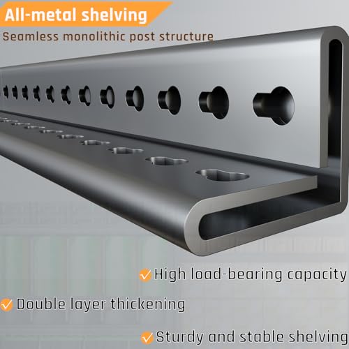 30" D Storage Shelves, 65" W Garage Shelving Heavy Duty Metal Adjustable Garage Shelves, 5 Tier Shelving Units Industrial Shelving, 65" W x 30" D x 79" H - size: 65"Wx78"Hx30"D | 5 Tier
