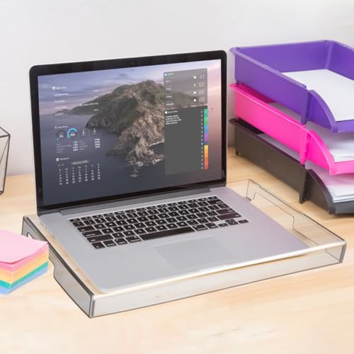 Veemoon 15.6inch Laptop Acrylic Keyboard Cover Anti-Cat Laptop Keyboard Cover Clear Mechanical Keyboard Dust Cover Computer Transparent Waterproof Protector Case for Home School Office