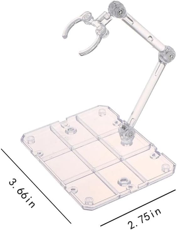 Action Figure Stand, Doll Model Display Holder Base Doll Support Stand Compatible with HG RG SD SHF Gundam 1/144 Toy Collectible Display and Storage
