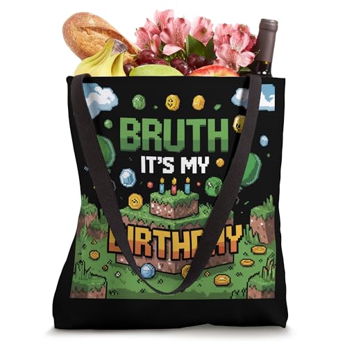 Video Game Birthday Decorations Bday Bruh Its My Birthday Tote Bag