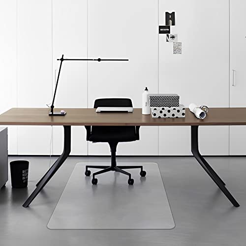 Naturehydro Large Office Chair Mat for Hardwood Floor - 60" x 46" Plastic Mat for Under Office Chair Tile Floor Protection, BPA and Phthalates Free (Rectangle) - color: For Hard Floor, size: 46'' x 60'' Rectangular