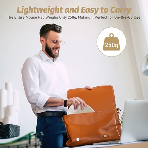 Ergonomic Mouse Pad with Wrist Rest & Elbow Support, Memory Foam Cushion, Non-Slip Base, Pain Relief for Office, Home & Gaming, Compatible with Vertical Ergonomic Mouse (Latte Beige) - color: Latte Beige