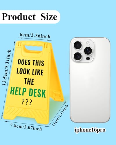 Funny Office Desk Decor, Look Like Help Desk Mini Desk Sign - style: This Look Like The Help