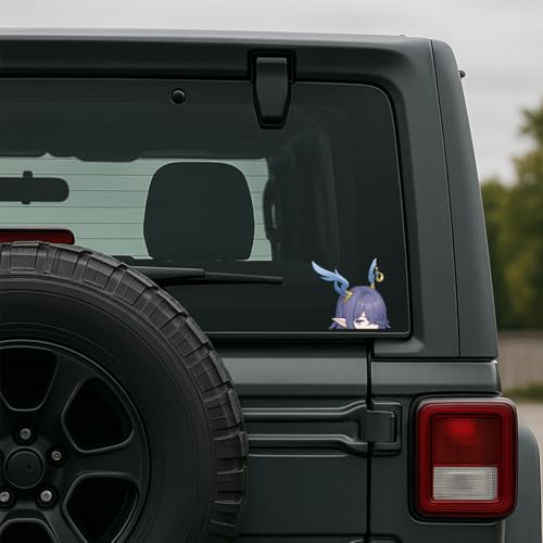 Genshin Impact Decal Stickers for Cars Laptop Skateboard Wall Decor UV Resistant (Lauma) - color: Lauma
