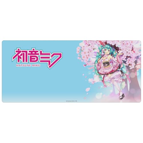 Head Case Designs Officially Licensed Hatsune Miku Sakura Graphics 37.4 x 15.75 x 0.16 inches (900 x 400 mm) - XL Gaming Office Desk PC Keyboard Mouse Mat Pad - color: Sakura, size: 37.4" x 15.8"