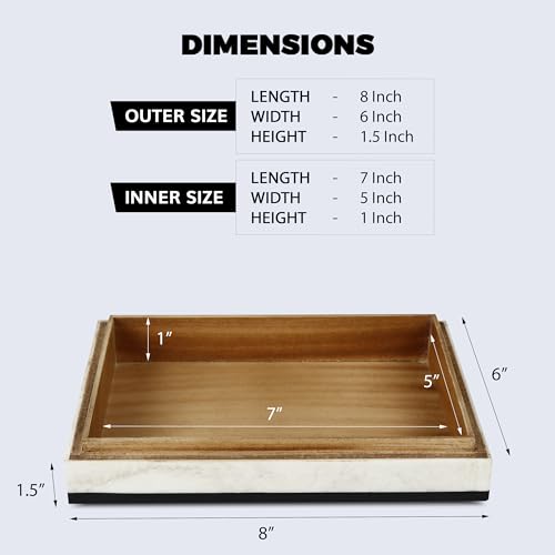 Handicrafts Home Slim Decorative Storage Box with Lid – Black White Modern Remote Control Box, Decorative Desk Organizer, Shelf Storage Box for Living Room Decor – Mono Court 8 x 6 x 1.5 - color: MONO-COURT, size: 8 x 6 x 1.5 Inches