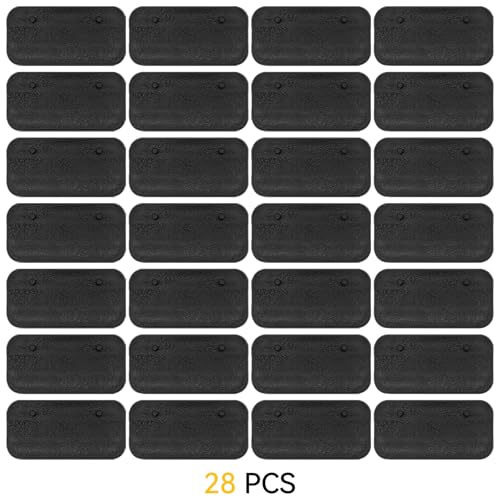 28PCS Action Figure Stand 6 Inch Display Bases with Peg Holder Accessories Compatible with Mavel Legends Series/GiJeo Classified Series/D C/Mo tu Models 1/12 Figures, Black Square - color: 28PACK Black(Square)