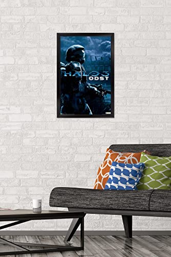 Trends International Halo: ODST - Key Art Wall Poster, 14.725" x 22.375", Black Framed Version - color: Black Framed Version, size: 22.4"L x 14.7"W